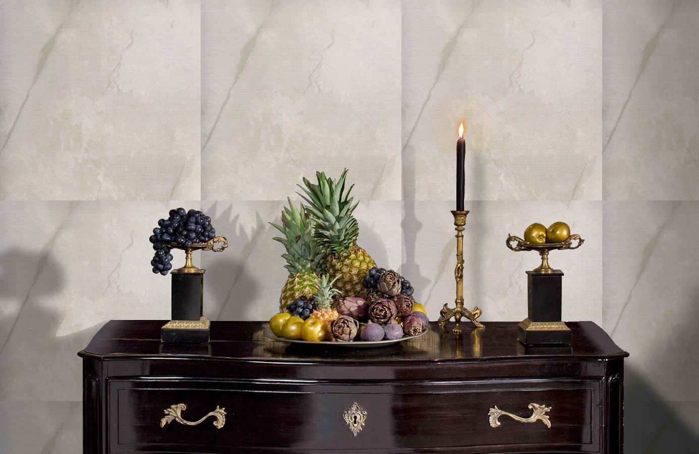 Обои 82217 фото в интерьере гостиной