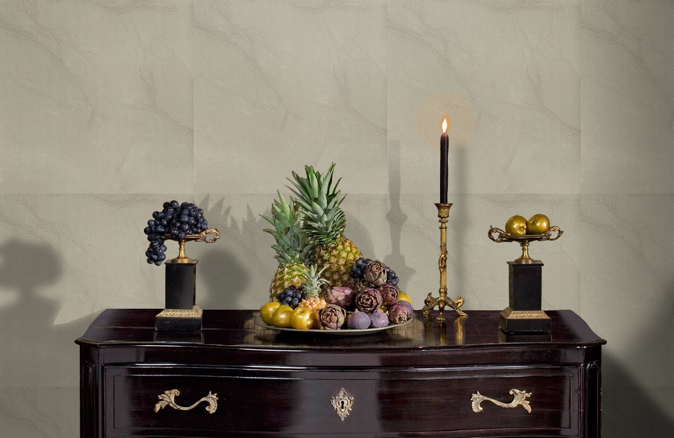 Обои 82230 фото в интерьере гостиной