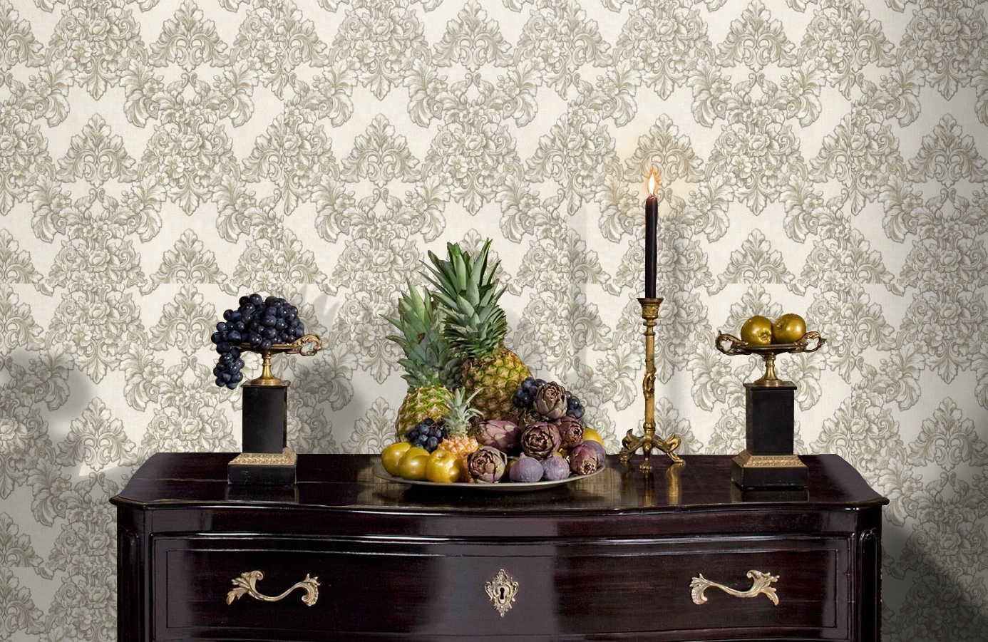 Обои 82238 фото в интерьере гостиной