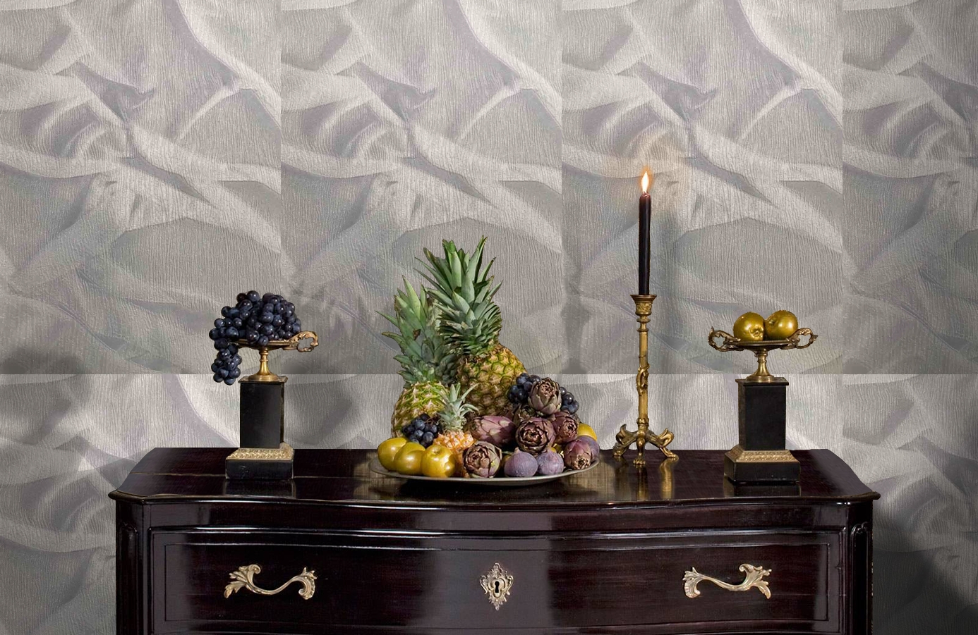 Обои 82417 фото в интерьере гостиной