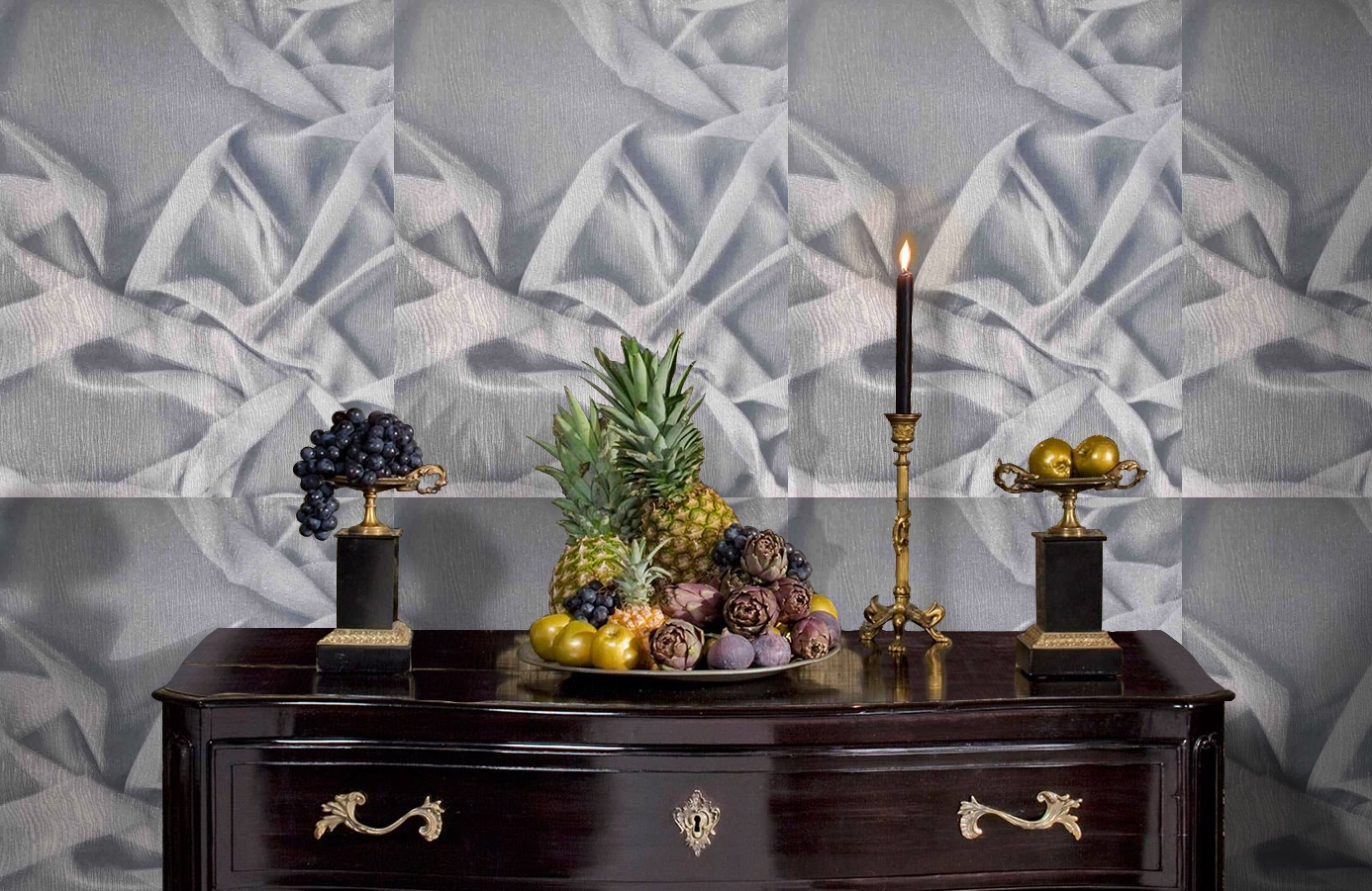 Обои 82425 фото в интерьере гостиной