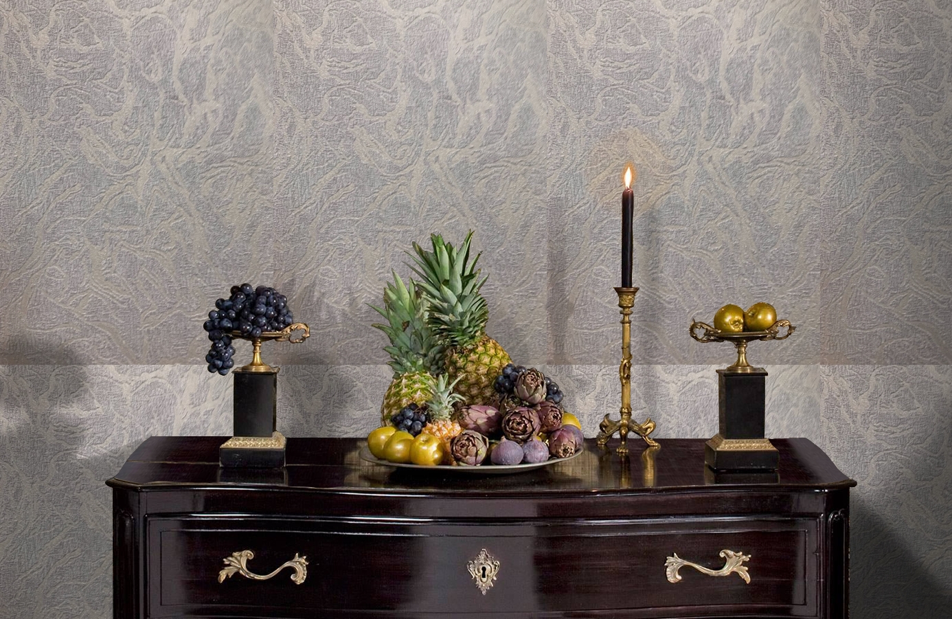 Обои 82447 фото в интерьере гостиной