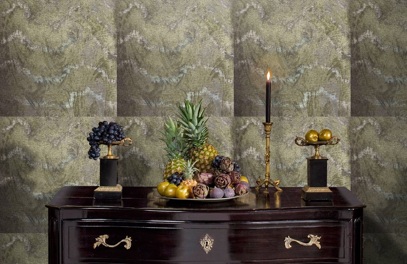 Обои 82470 фото в интерьере гостиной