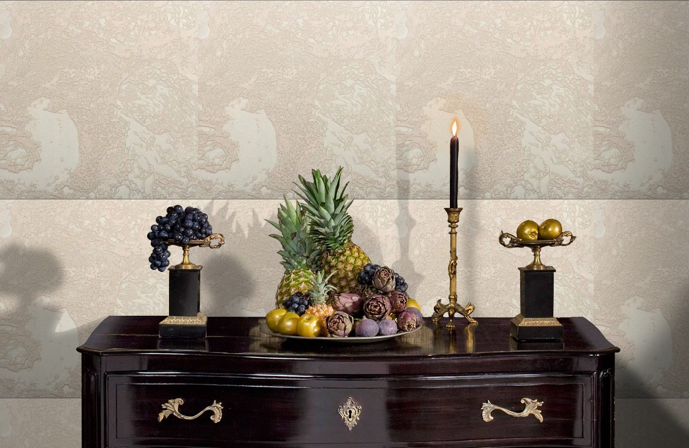 Обои 82696 фото в интерьере гостиной