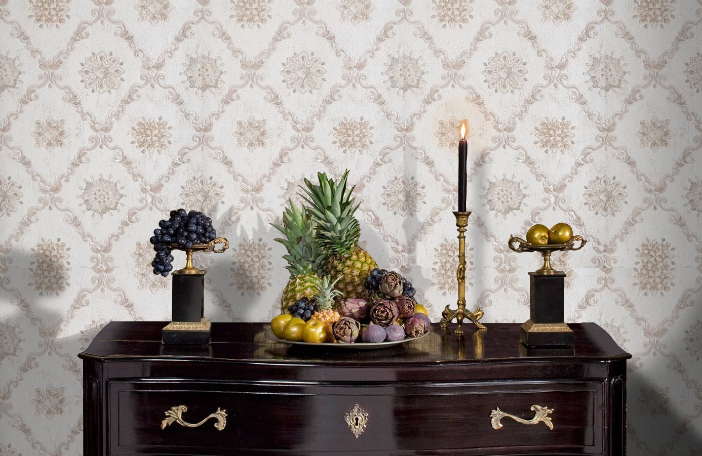 Обои 82822 фото в интерьере гостиной