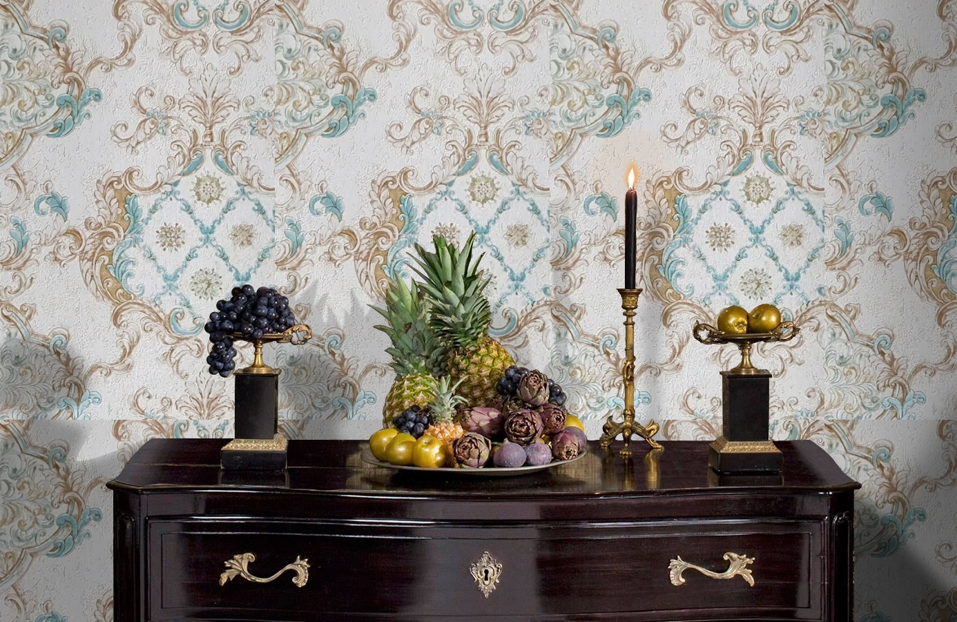 Обои 82862 фото в интерьере гостиной