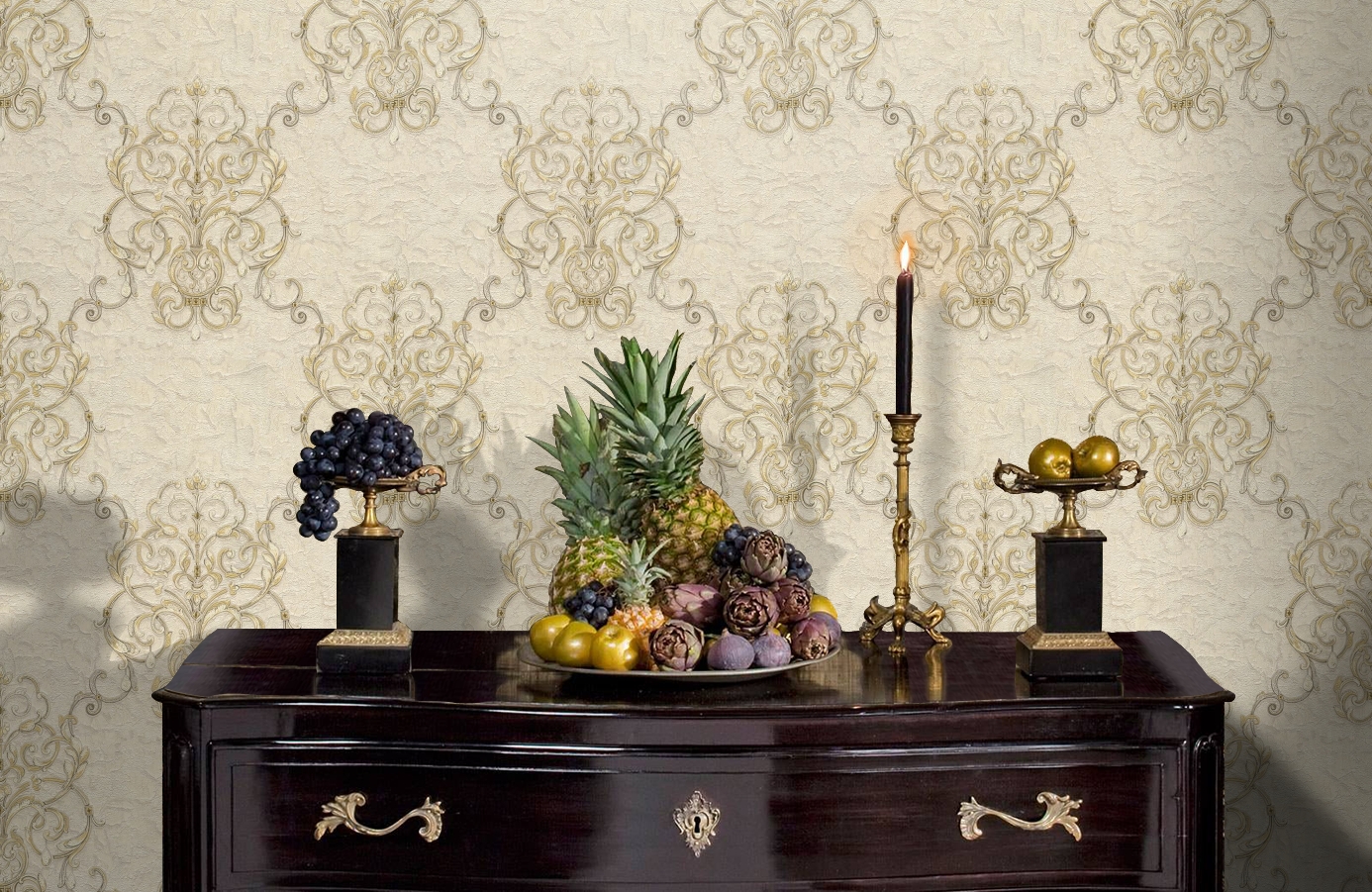 Обои 83301 фото в интерьере гостиной