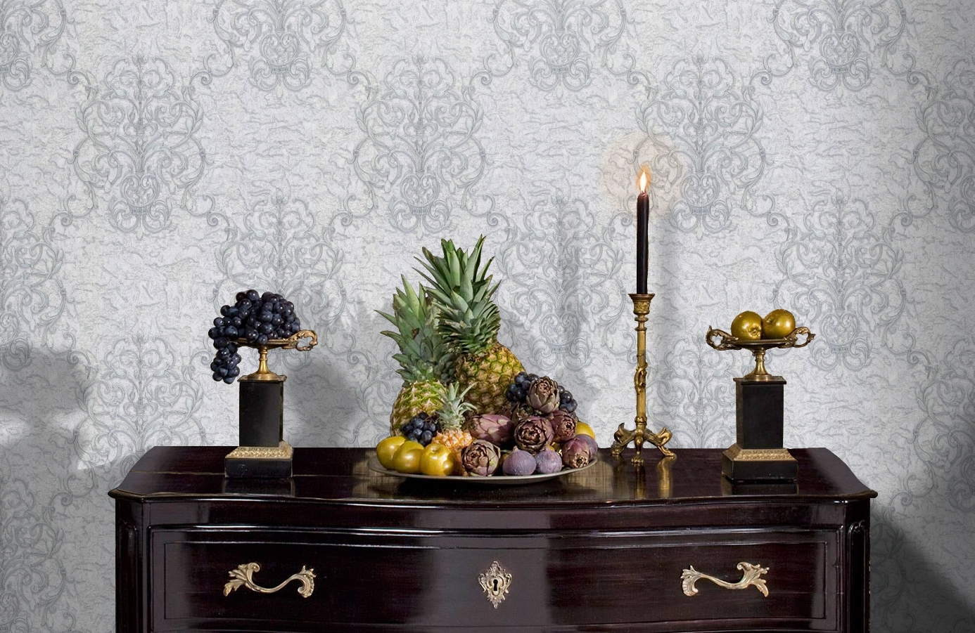 Обои 83310 фото в интерьере гостиной