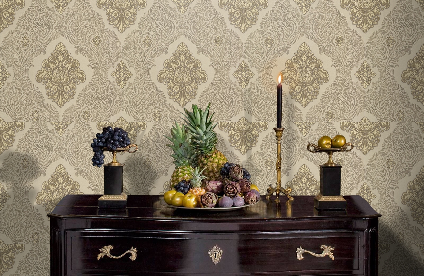 Обои 83402 фото в интерьере гостиной