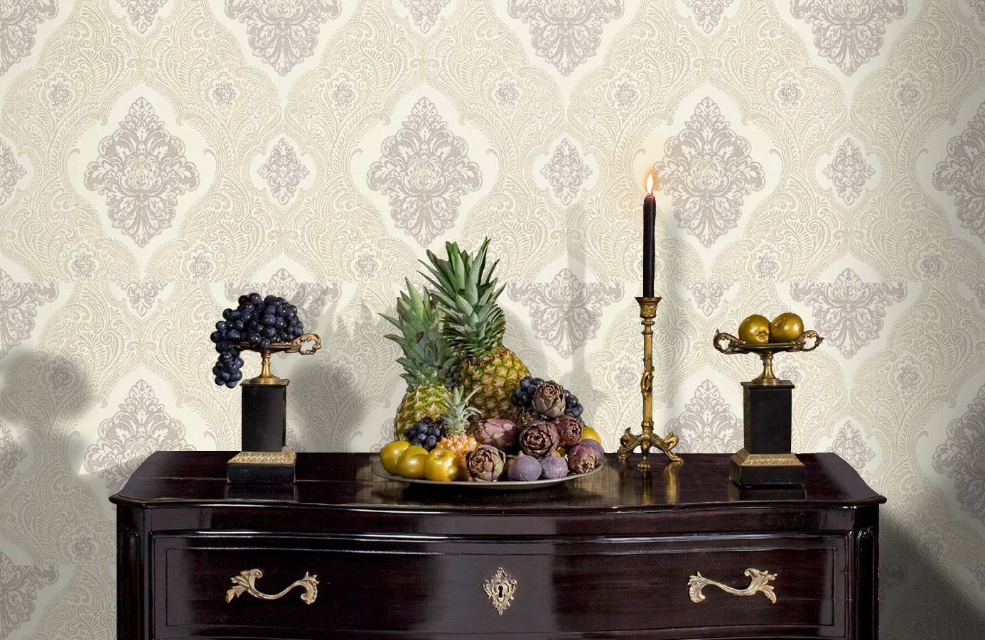 Обои 83407 фото в интерьере гостиной