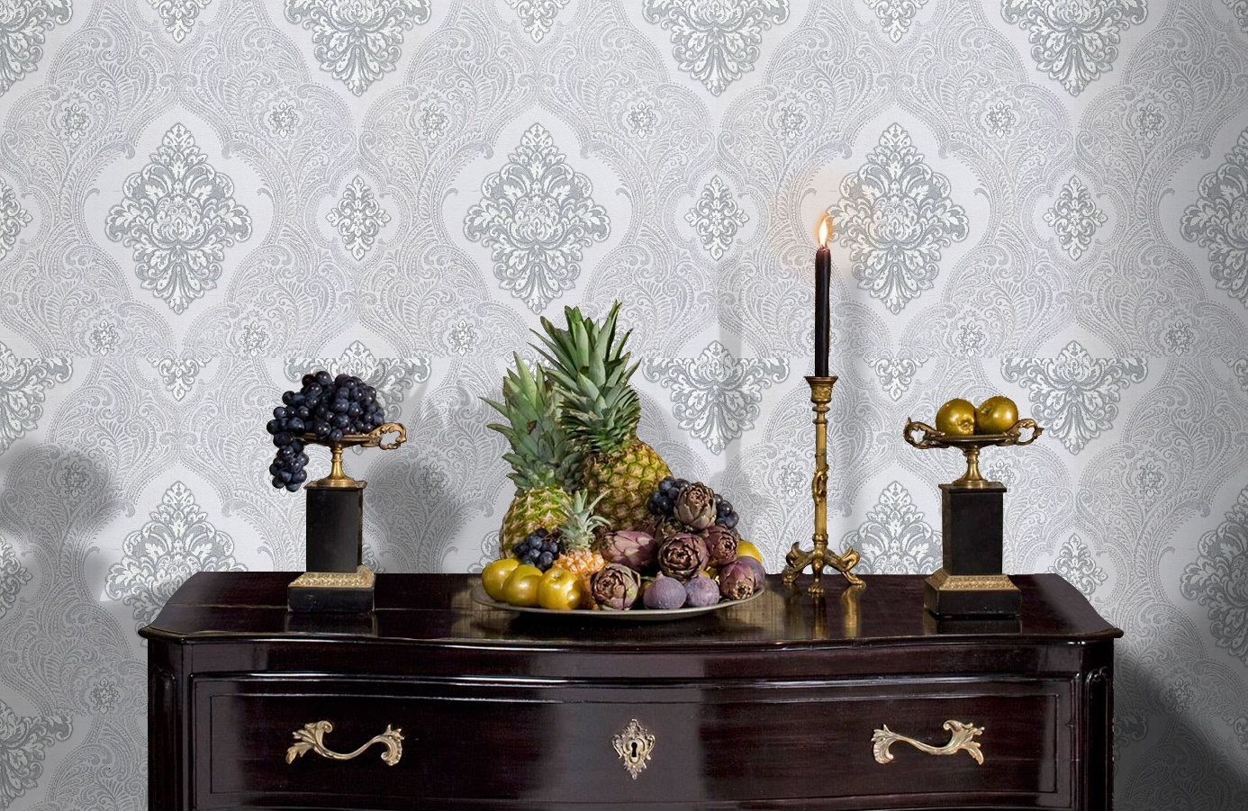 Обои 83413 фото в интерьере гостиной