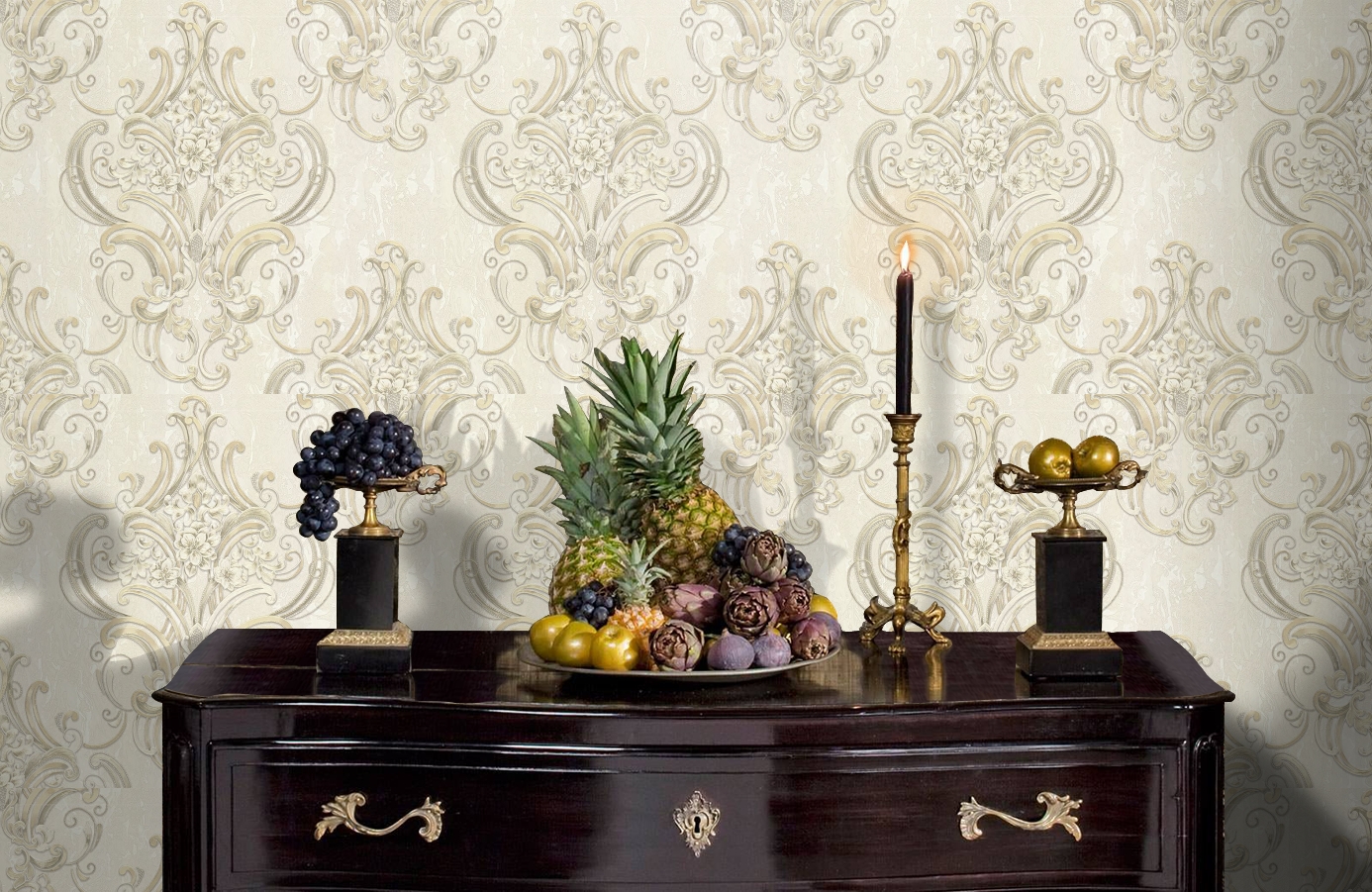 Обои 83417 фото в интерьере гостиной