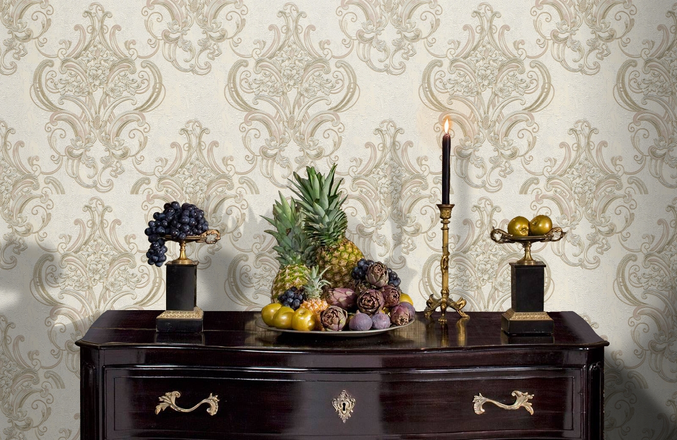 Обои 83422 фото в интерьере гостиной