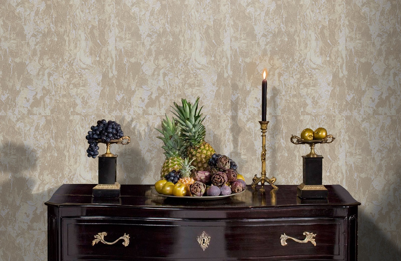 Обои 83434 фото в интерьере гостиной