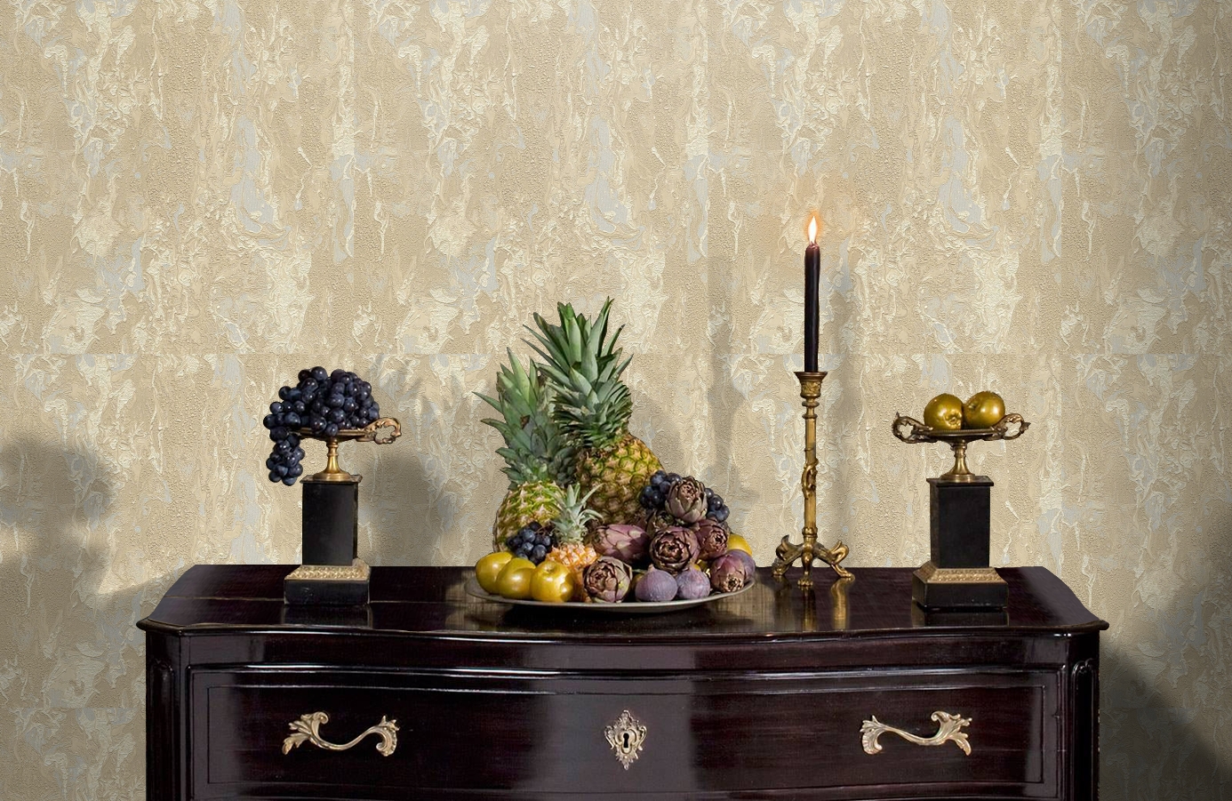 Обои 83442 фото в интерьере гостиной