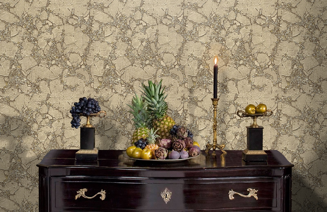 Обои 83552 фото в интерьере гостиной