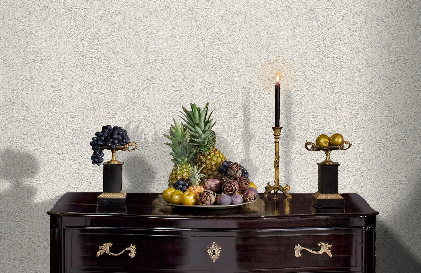 Обои 83580 фото в интерьере гостиной