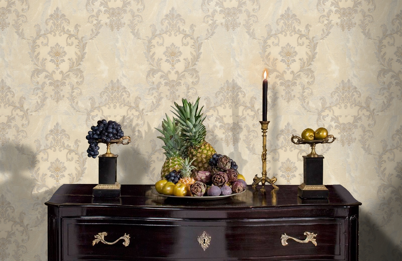 Обои 83606 фото в интерьере гостиной