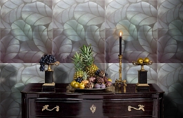 Обои 1050-12 фото в интерьере гостиной превью