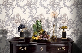 Обои 1069-01 фото в интерьере гостиной превью