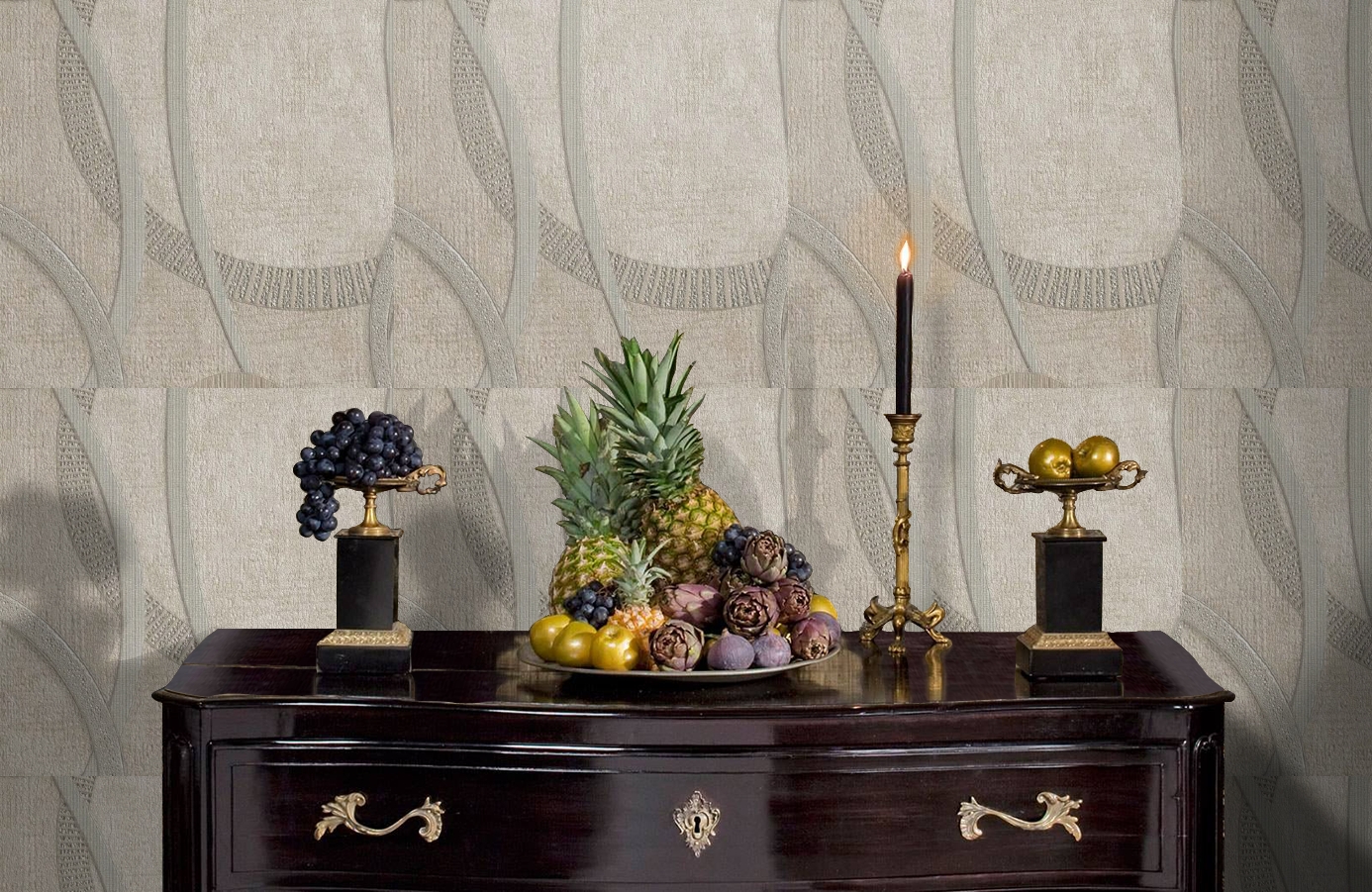 Обои 1127-02 фото в интерьере гостиной