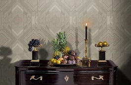 Обои 1133-12 фото в интерьере гостиной превью