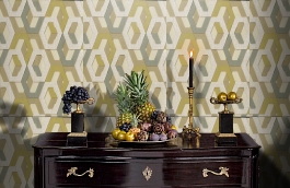 Обои 1137-05 фото в интерьере гостиной превью