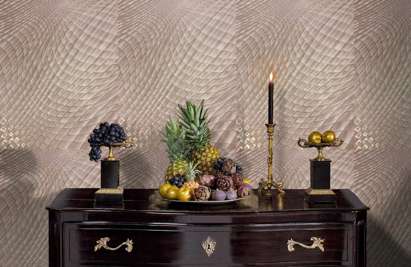 Обои 1139-02 фото в интерьере гостиной