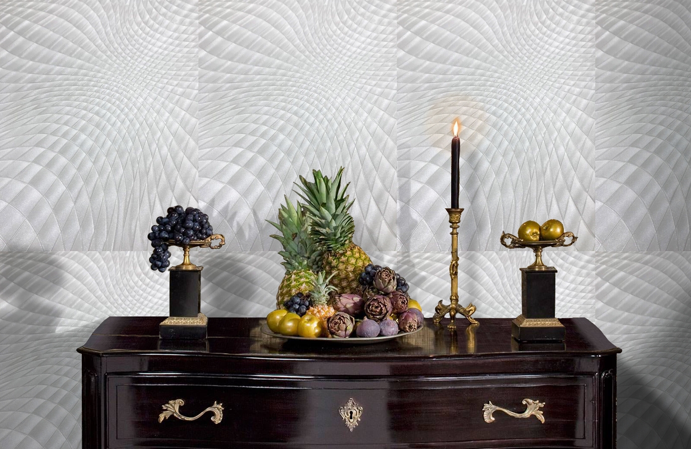 Обои 1139-03 фото в интерьере гостиной