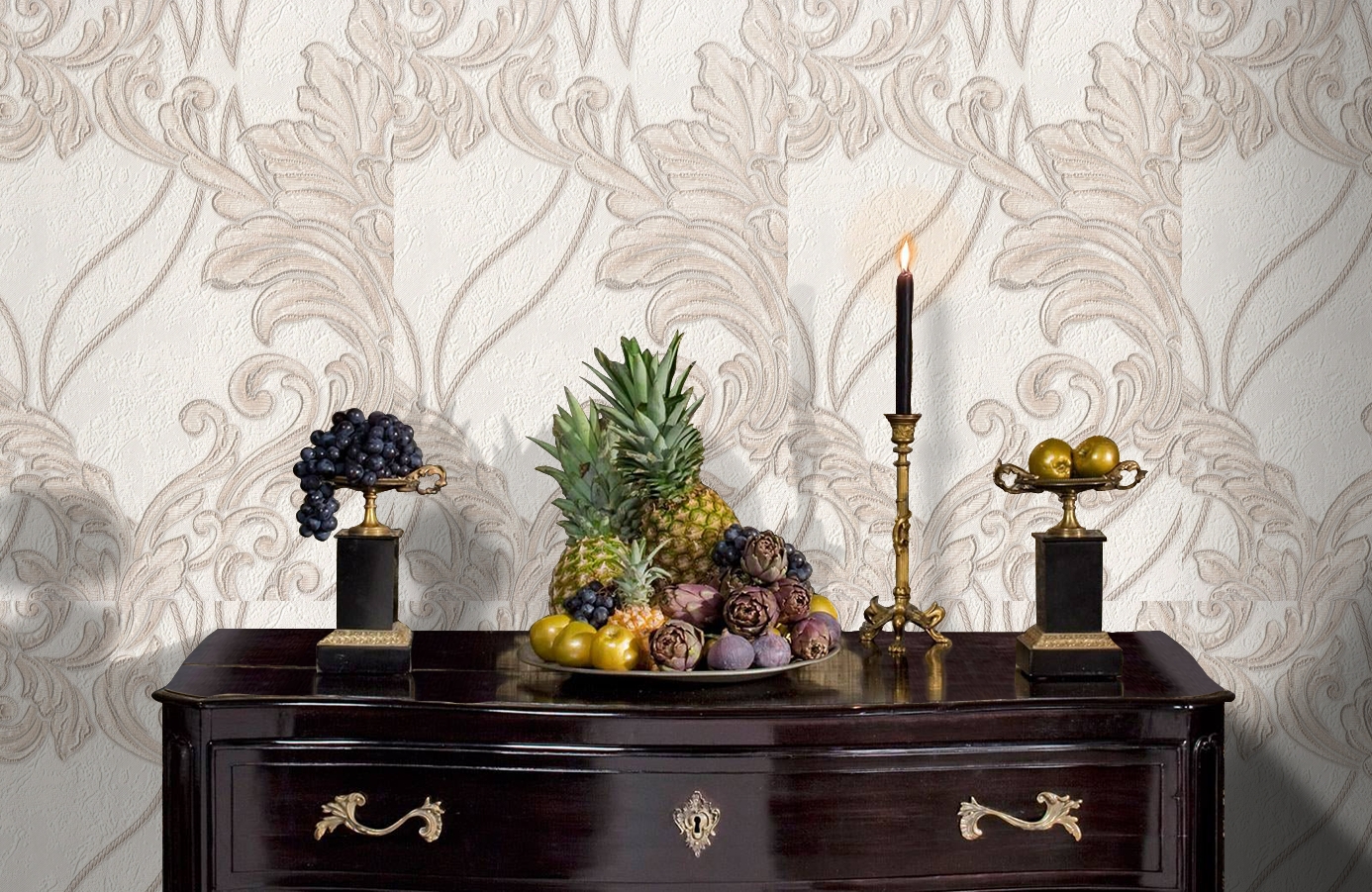 Обои 1153-00 фото в интерьере гостиной