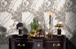 Обои 1153-17 фото в интерьере гостиной превью