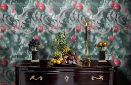 Обои 1159-09 фото в интерьере гостиной превью