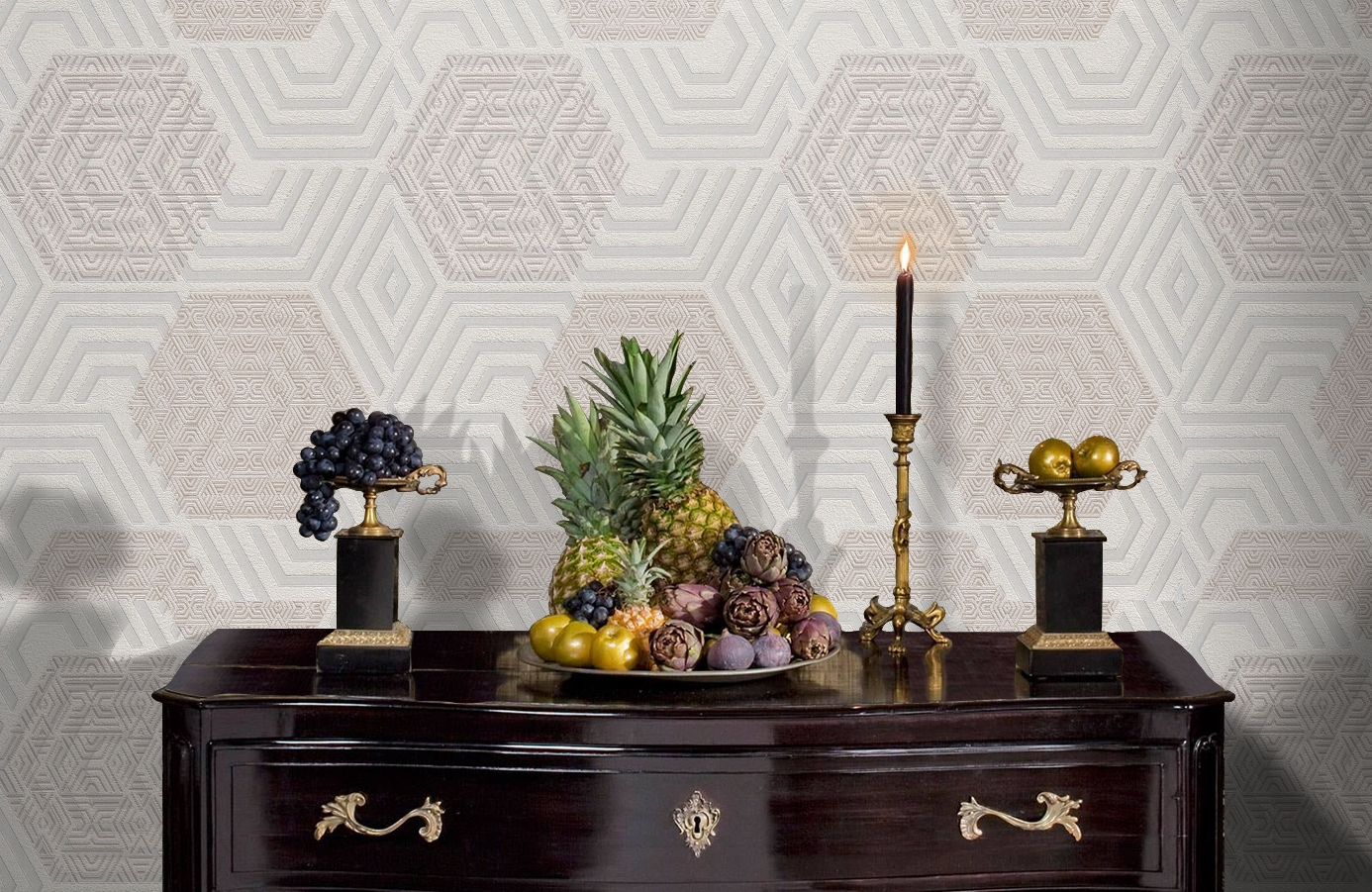 Обои 1161-11 фото в интерьере гостиной