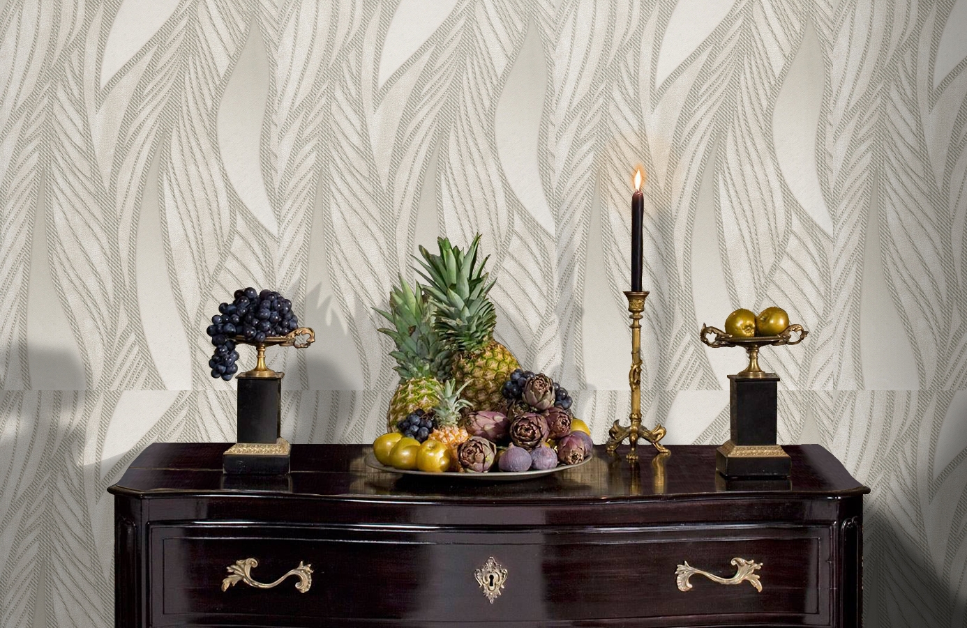 Обои 1163-02 фото в интерьере гостиной