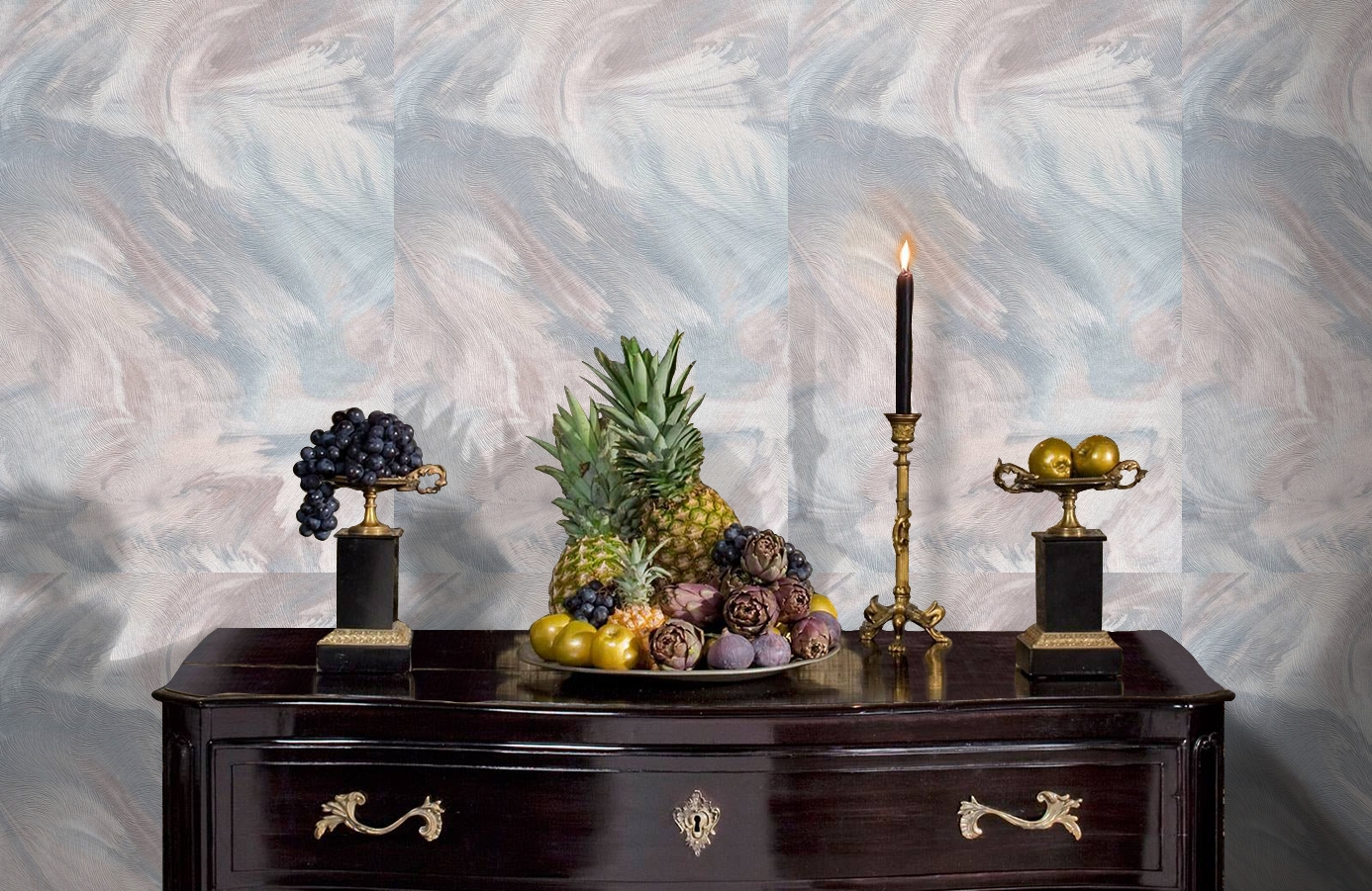 Обои 1165-03 фото в интерьере гостиной