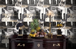 Обои 2902-2 фото в интерьере гостиной превью