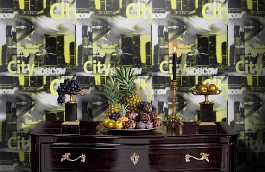 Обои 2902-5 фото в интерьере гостиной превью