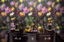 Обои 3436-5 фото в интерьере гостиной превью