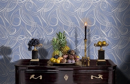 Обои 3491-5 фото в интерьере гостиной превью