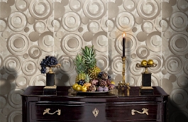 Обои 3493-3 фото в интерьере гостиной превью