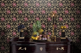 Обои 3499-8 фото в интерьере гостиной превью