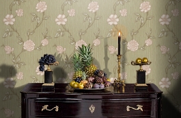 Обои 3519-6 фото в интерьере гостиной превью