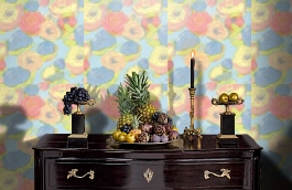 Обои 3564-5 фото в интерьере гостиной превью