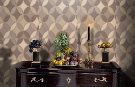 Обои 3722-7 фото в интерьере гостиной превью