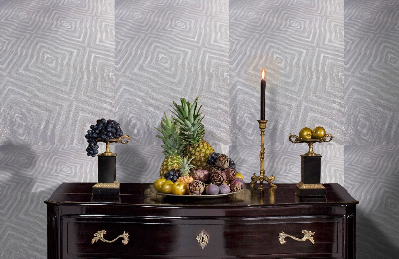 Обои 3727-5 фото в интерьере гостиной