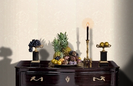 Обои 4264-4 фото в интерьере гостиной превью