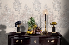 Обои 4534-3 фото в интерьере гостиной превью