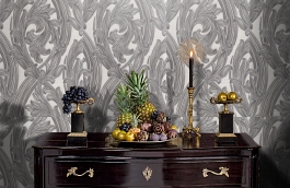 Обои 4558-4 фото в интерьере гостиной превью