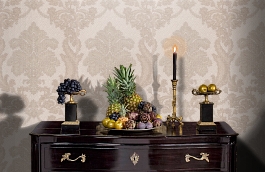 Обои 4573-2 фото в интерьере гостиной превью