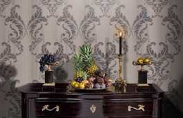 Обои 5274-09 фото в интерьере гостиной превью